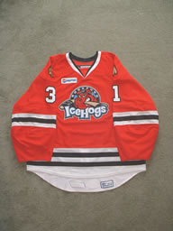 CCM Wilkes Barre Scranton Penguins Pro Stock Pregame Warm Up Jersey White 8304